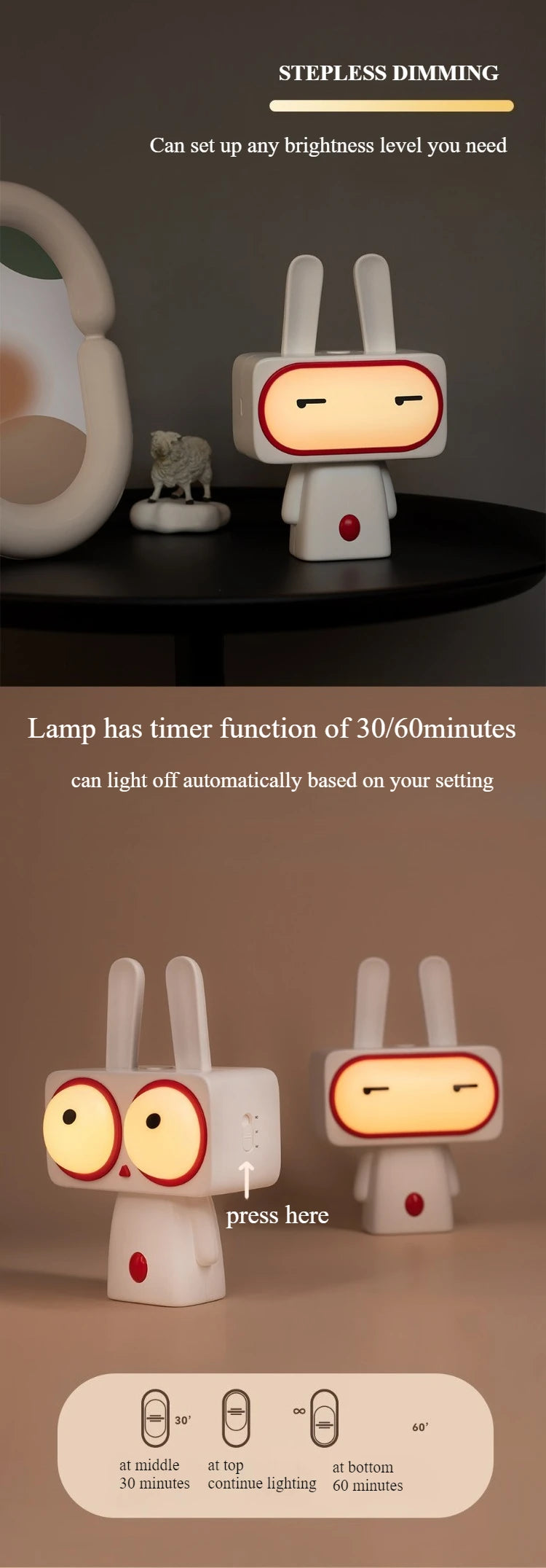 Robo Bunny Night Light